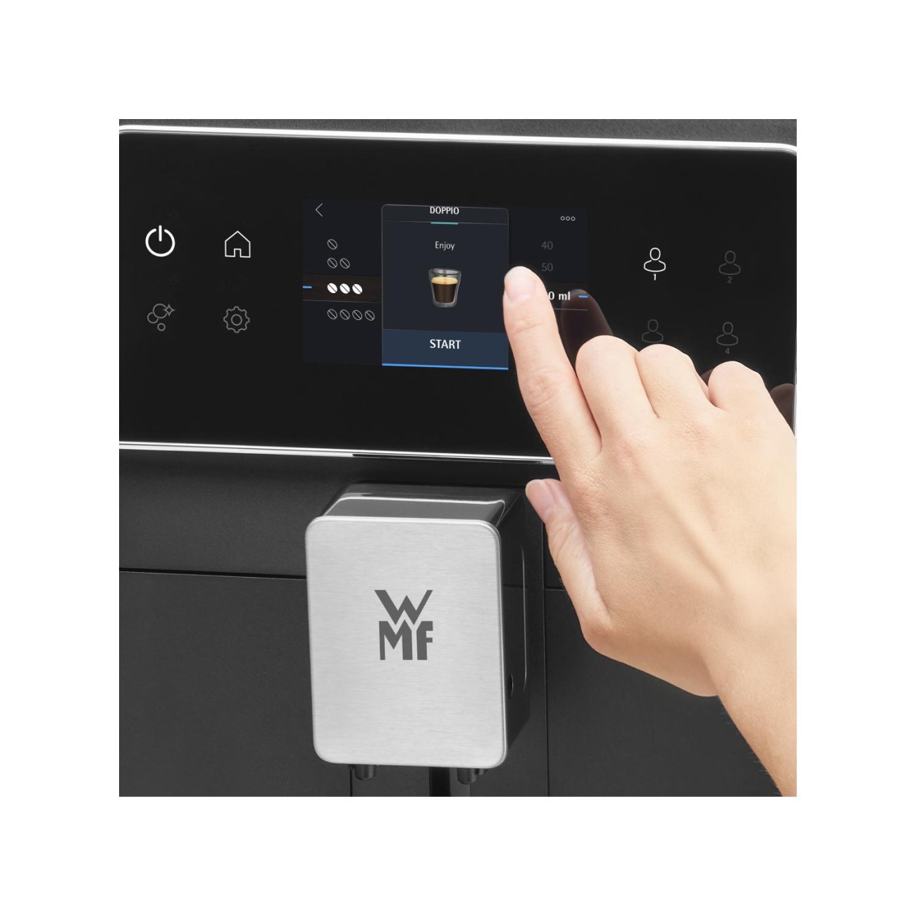 WMF Αυτόματη μηχανή εσπρέσσο Silver σειρά Perfection 640 Αυτόματες Καφετιέρες