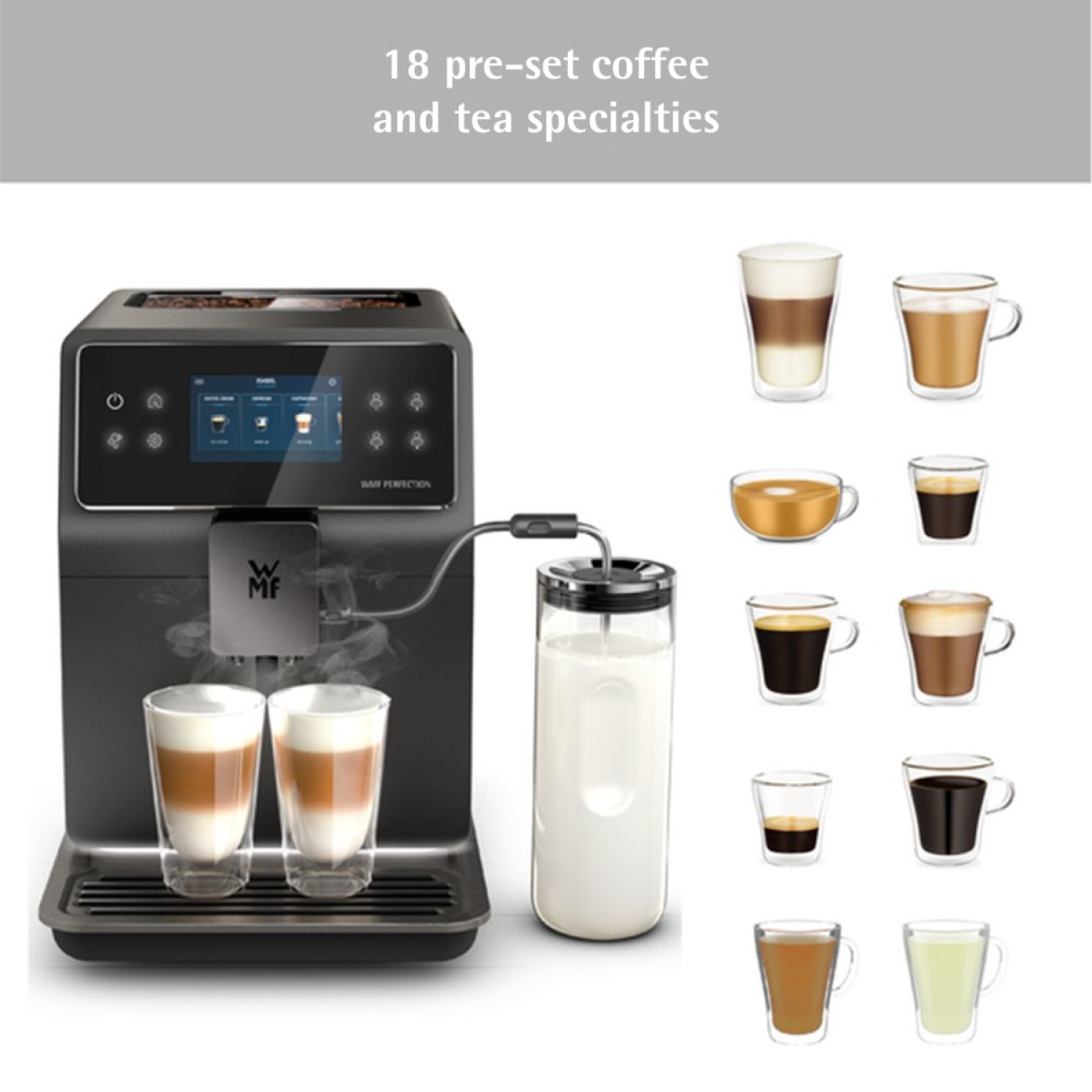 WMF Αυτόματη μηχανή εσπρέσσο σειρά Perfection 890 Αυτόματες Καφετιέρες