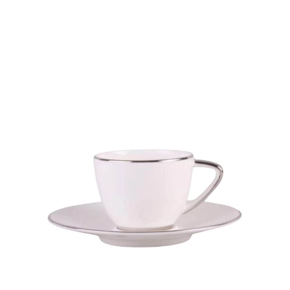 Prouna Φλυτζάνι εσπρέσσο Fine Bone China σειρά Dimora Platinum Prouna Φλυτζάνι εσπρέσσο Fine Bone China σειρά Dimora Platinum