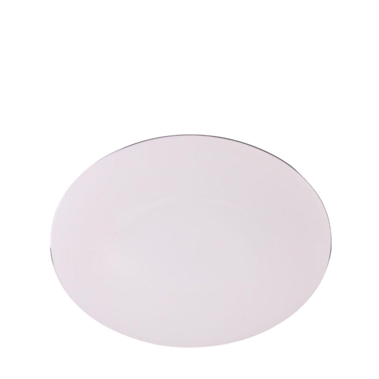 Prouna Πιατέλλα 36εκ. οβάλ Fine Bone China σειρά Dimora Platinum Πιατέλες Σερβιρίσματος