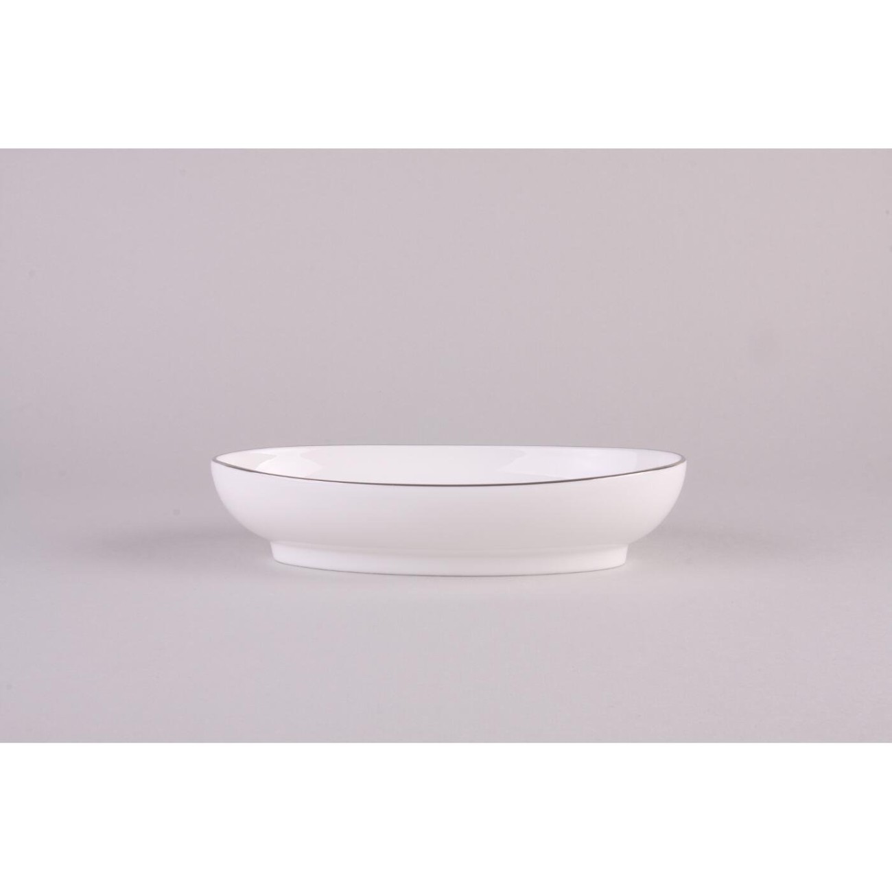 Prouna Ραβιέρα-Πιατέλλα 20εκ. Fine Bone China σειρά Dimora Platinum Πιατέλες Σερβιρίσματος