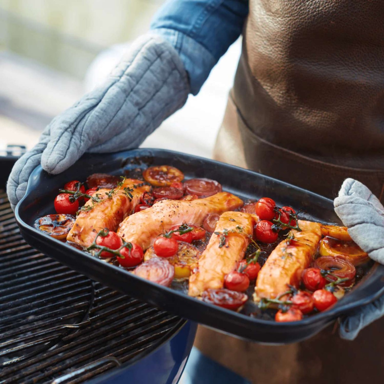 Emile Henry Σκεύος grill BBQ 42,5x27,5 εκ σειρά Truffe Πυρίμαχα Σκεύη - Ταψιά