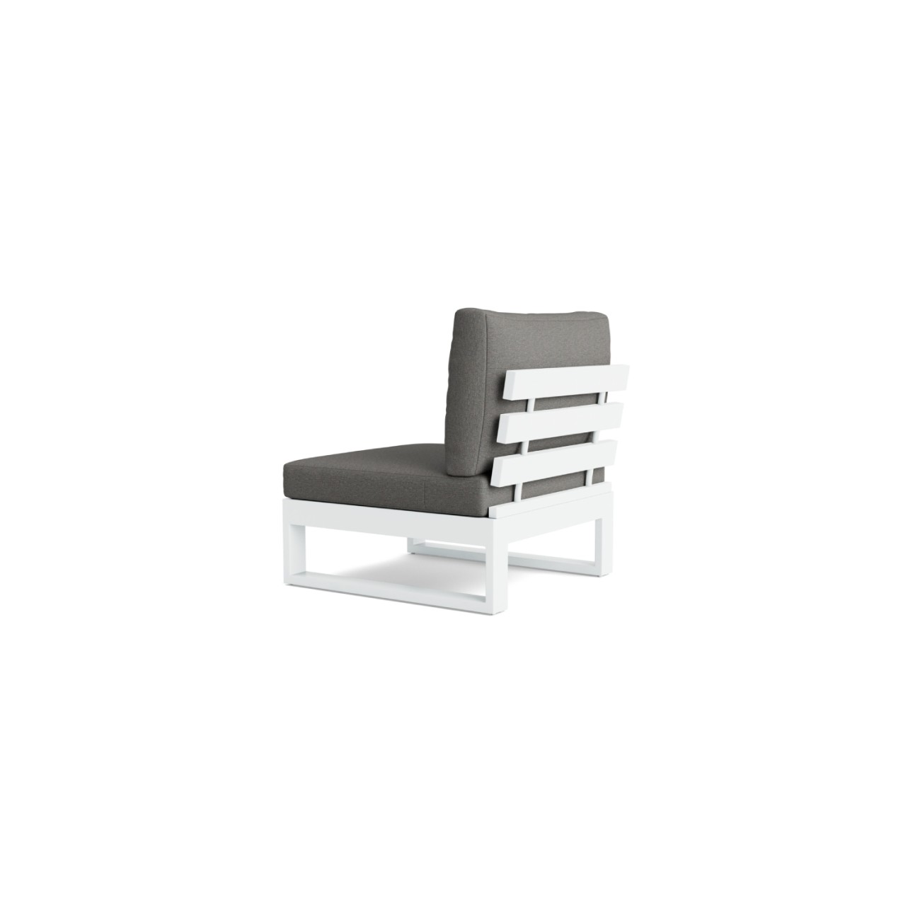 Life Outdoor Living Σαλονάκι λευκό/mist grey σετ 5 τεμ. σειρά Ibiza Έπιπλα Κήπου