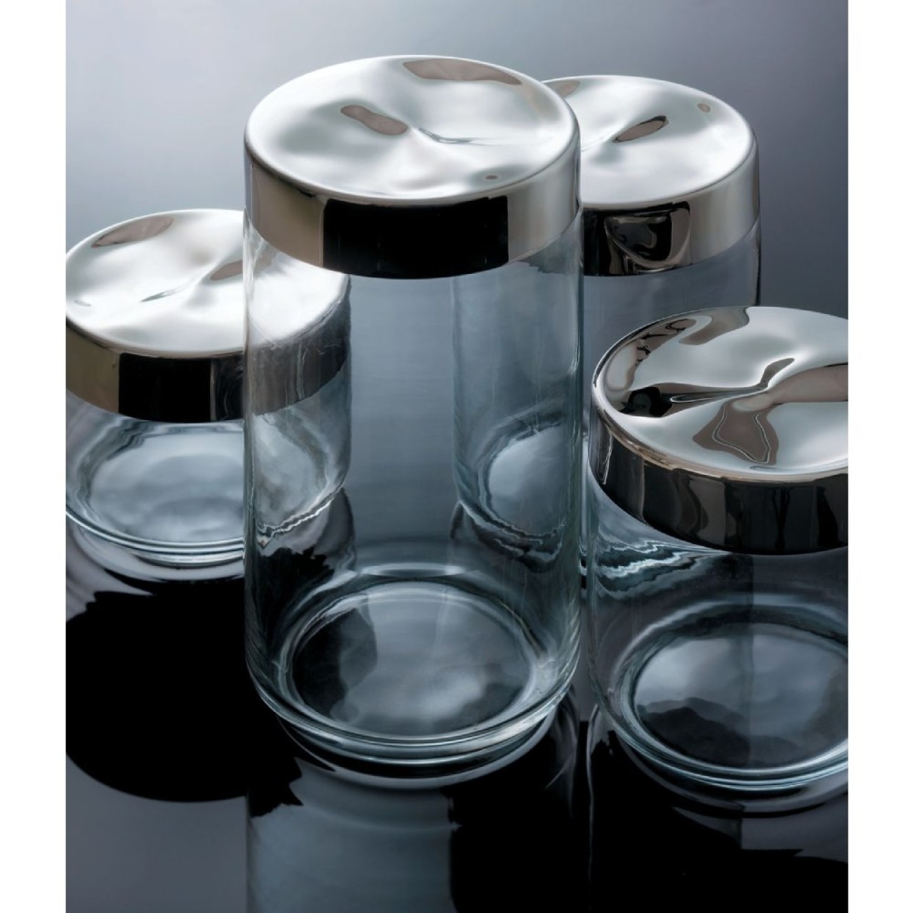 Alessi Δοχείο αποθήκευσης 21,60cm stainless steel σειρά Julieta Δοχεία Τροφίμων