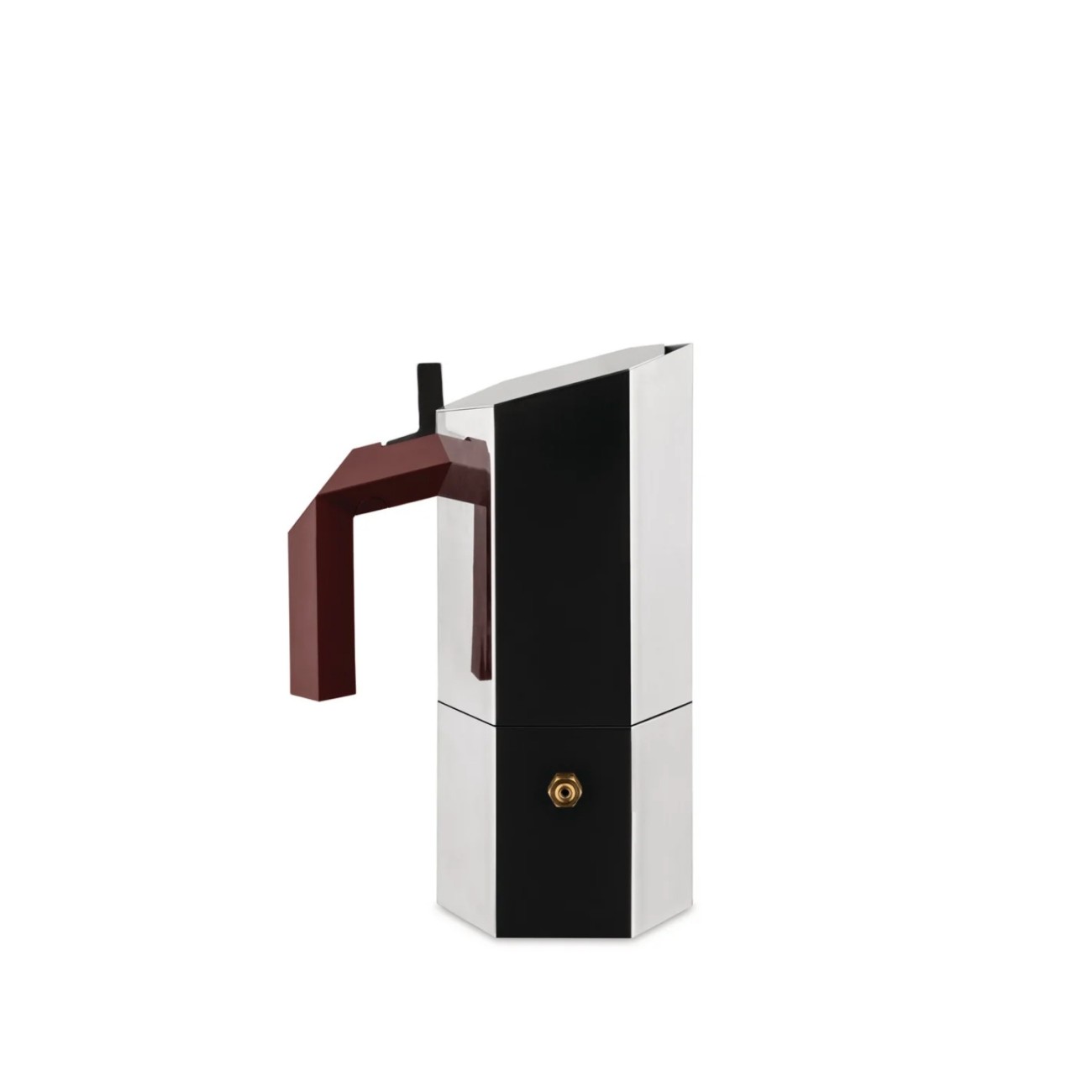 Alessi Καφετιέρα εσπρέσσο 0,15 λτ/3 φλ. Stainless Steel/Burgundy σειρά Mehnir Καφές/Τσάι