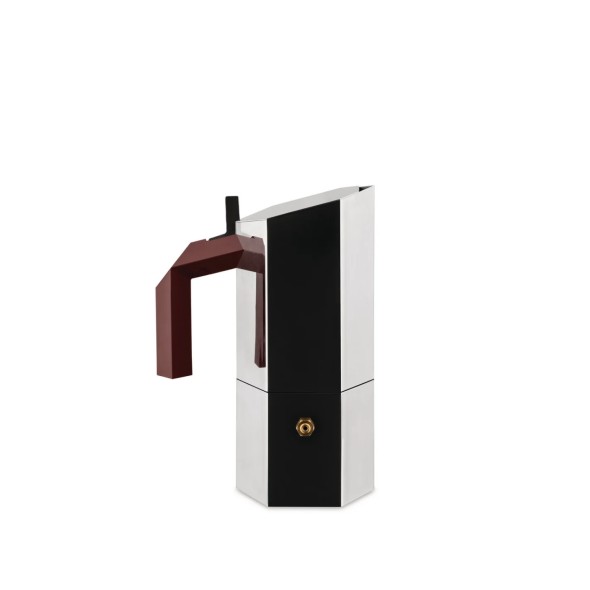 Alessi Καφετιέρα εσπρέσσο 0,15 λτ/3 φλ. Stainless Steel/Burgundy σειρά Mehnir Alessi Καφετιέρα εσπρέσσο 0,15 λτ/3 φλ. Stainless Steel/Burgundy σειρά Mehnir
