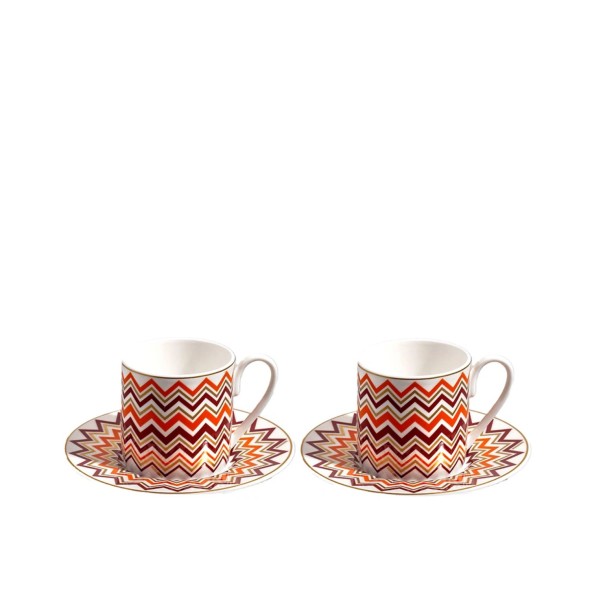 Missoni Σετ 2 τεμ. φλιτζάνι/πιάτο εσπρέσσο 0,10 λτ σειρά Iconic