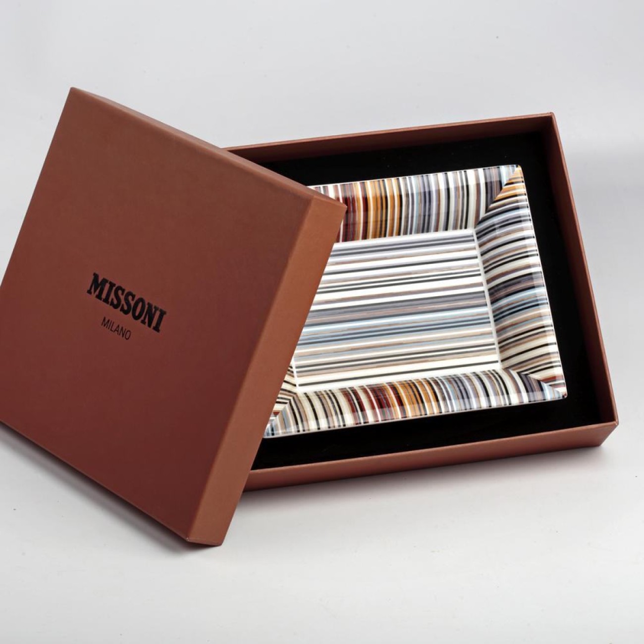 Missoni Πιάτο διακοσμητικό 21,4Χ17,2εκ. σειρά Stripes Jenkins 148 Μπολ