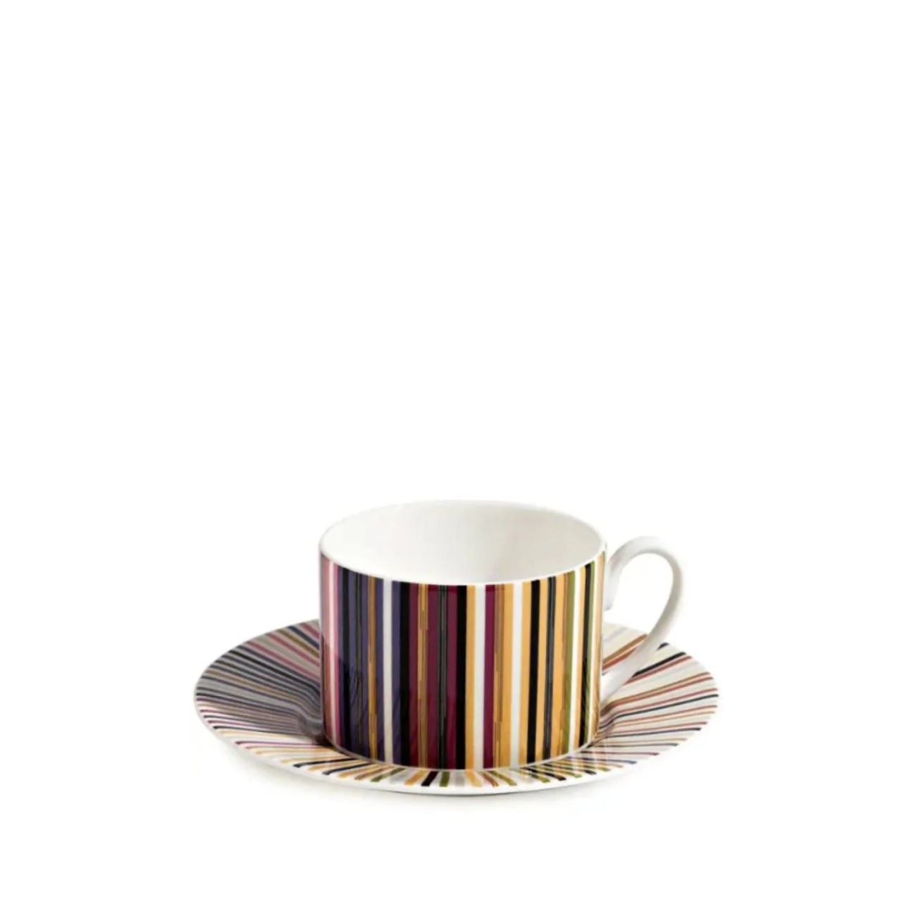 Missoni Σετ 2 Τεμ. Φλυτζάνι/πιάτο καφέ 0,20λτ. σειρά Stripes Jenkins 156
 Φλυτζάνια με πιάτα