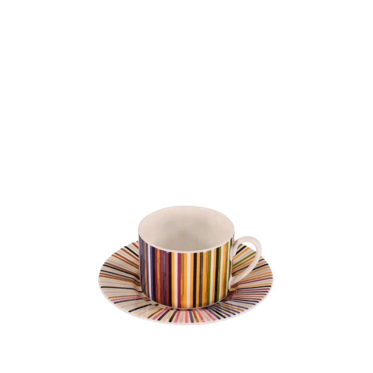 Missoni Σετ 6 Τεμ. Φλυτζάνι/πιάτο καφέ 0,20λτ. σειρά Stripes Jenkins 156
 Φλυτζάνια με πιάτα
