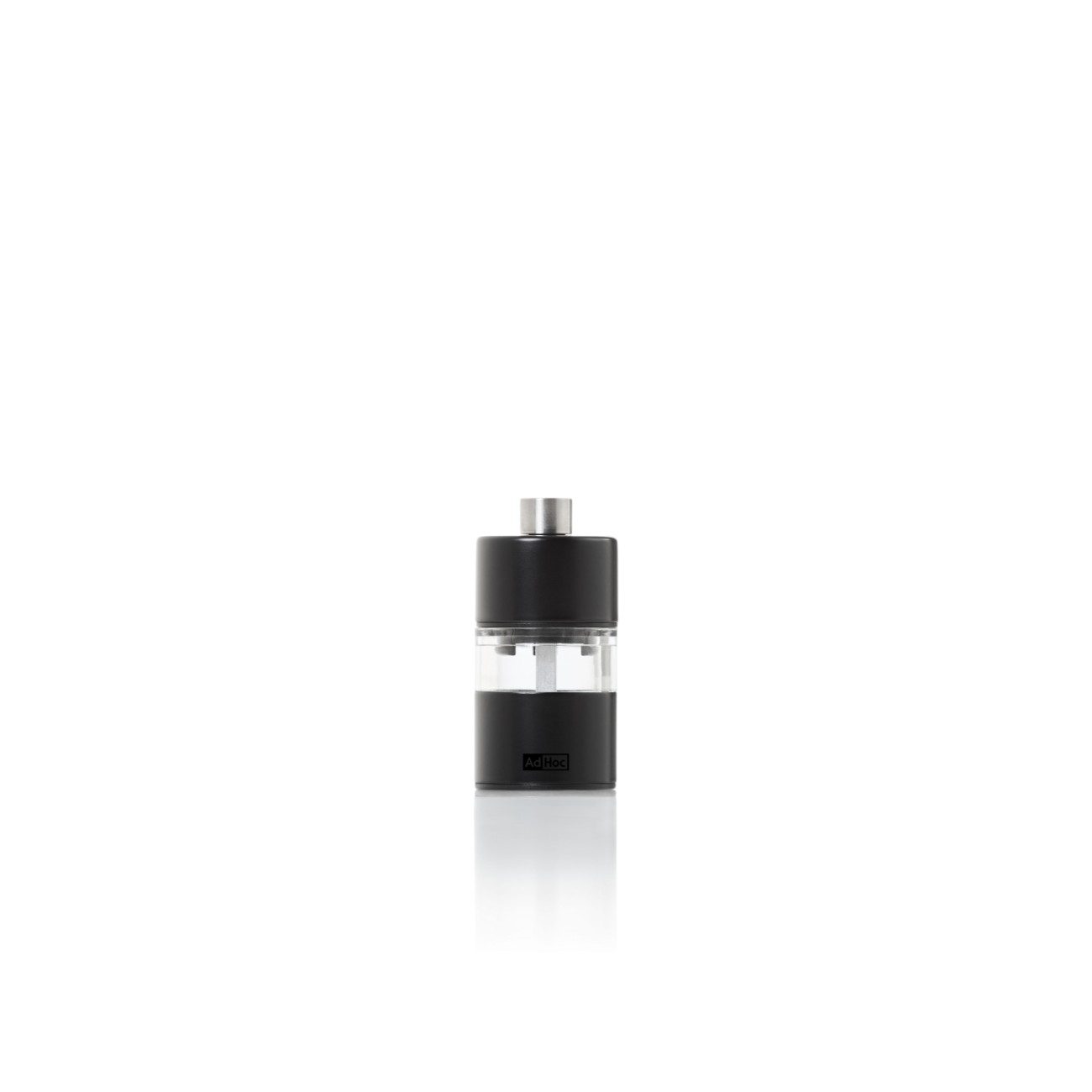 AdHoc Μύλος αλατιού/πιπεριού 6,2x3,2cm μαύρος σειρά Minimill Μύλοι Αλατιού