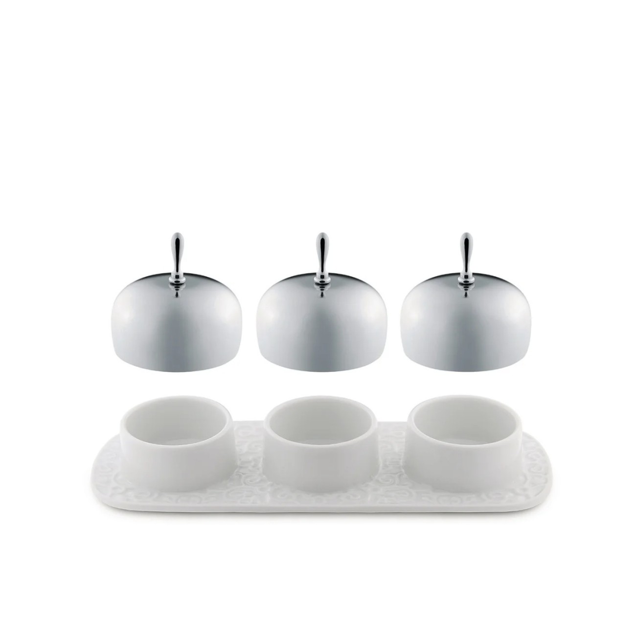 Alessi Μαρμελαδιέρα 3 θέσεων σειρά Dressed Αξεσουάρ Σερβιρίσματος
