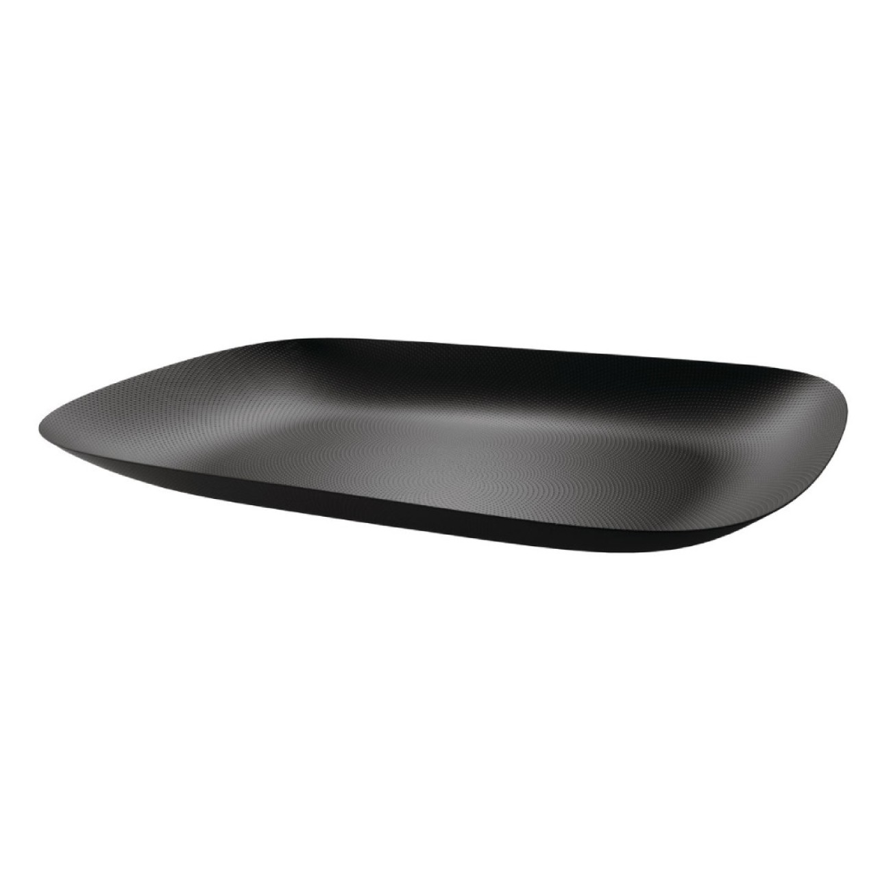 Alessi Δίσκος σερβιρίσματος ορθογώνιος μαύρος 45x34εκ σειρά Moire 
 Δίσκοι σερβιρίσματος