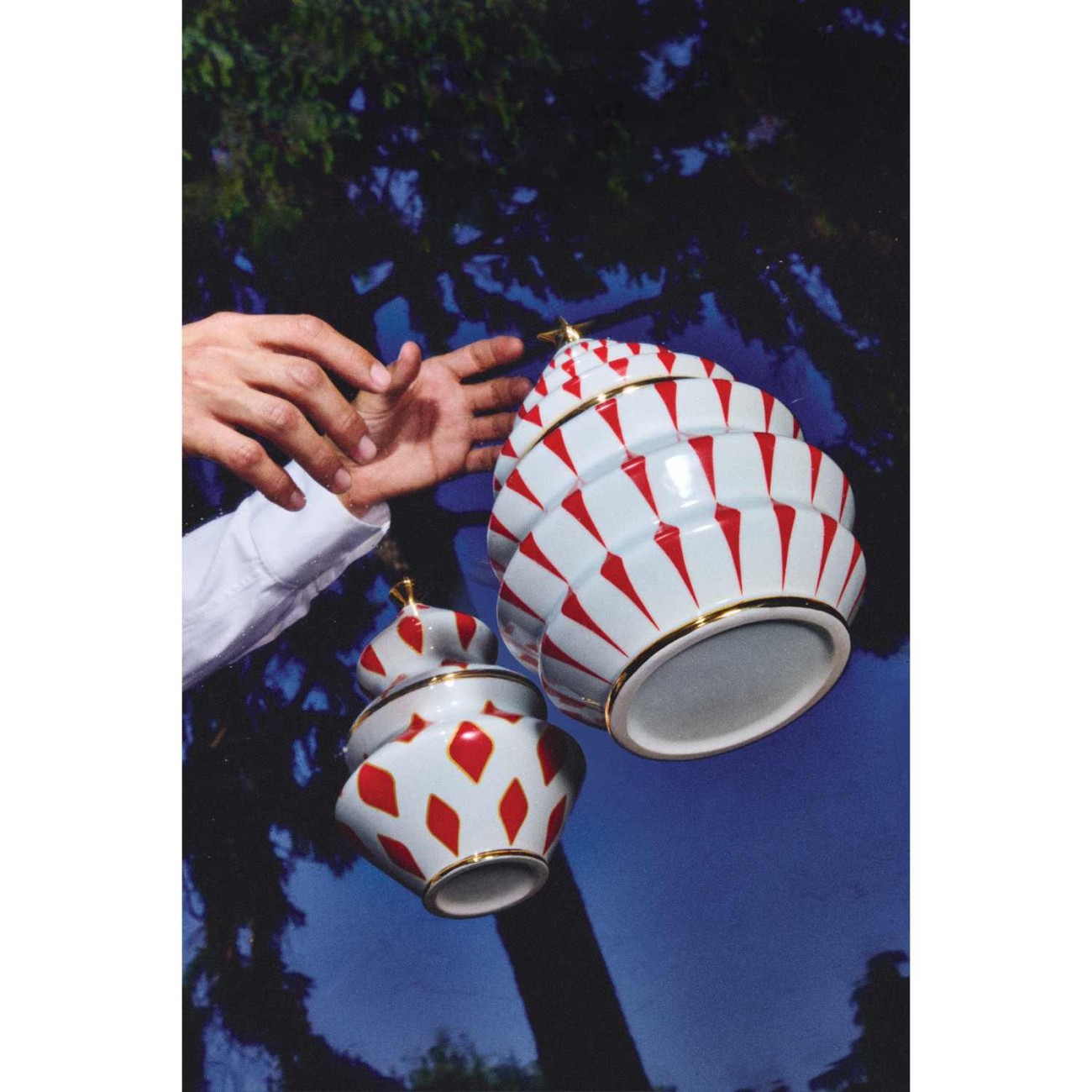Alessi Δοχείο πορσελάνινο 19Χ28 εκ./210 cl σειρά Delight Χριστουγεννιάτικα