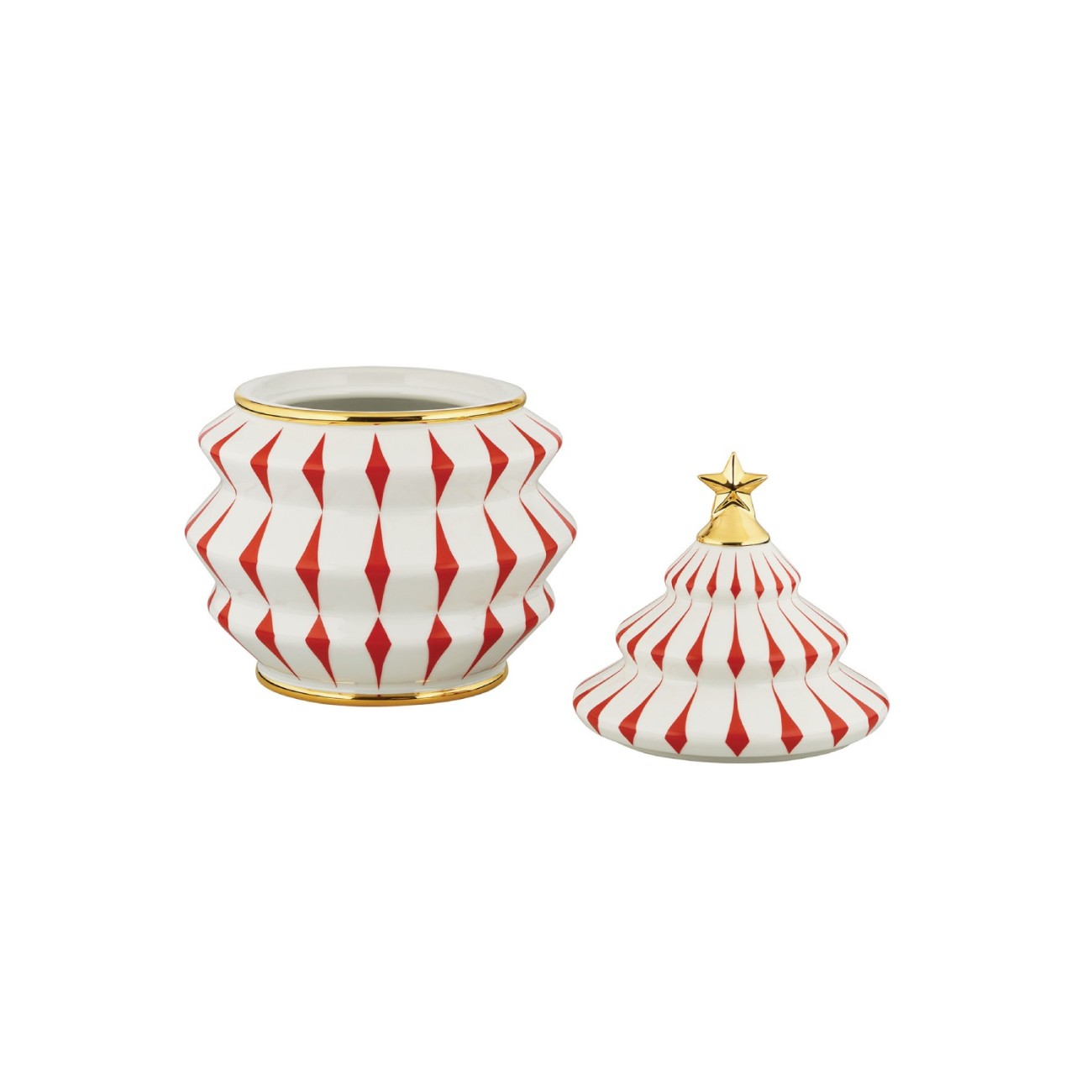 Alessi Δοχείο πορσελάνινο 19Χ28 εκ./210 cl σειρά Delight Χριστουγεννιάτικα
