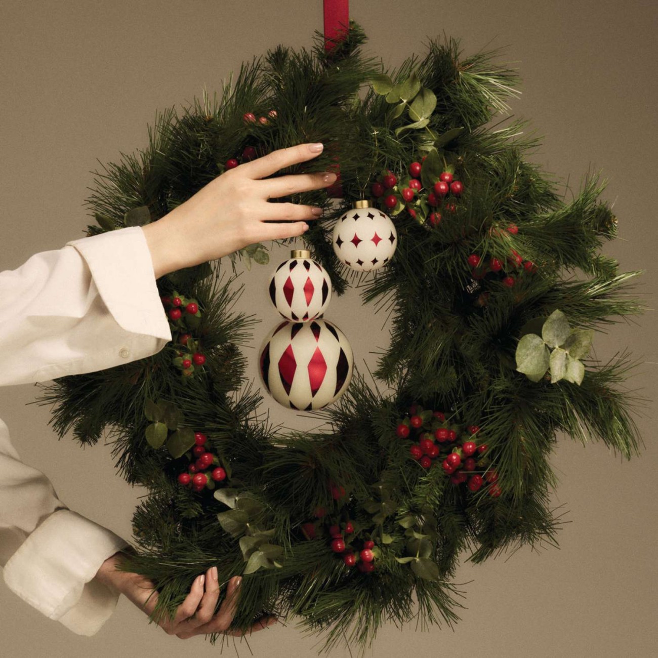 Alessi Χριστουγεννιάτικη μπάλα (8) Φ 9εκ. σειρά Delight Bauble Χριστουγεννιάτικα