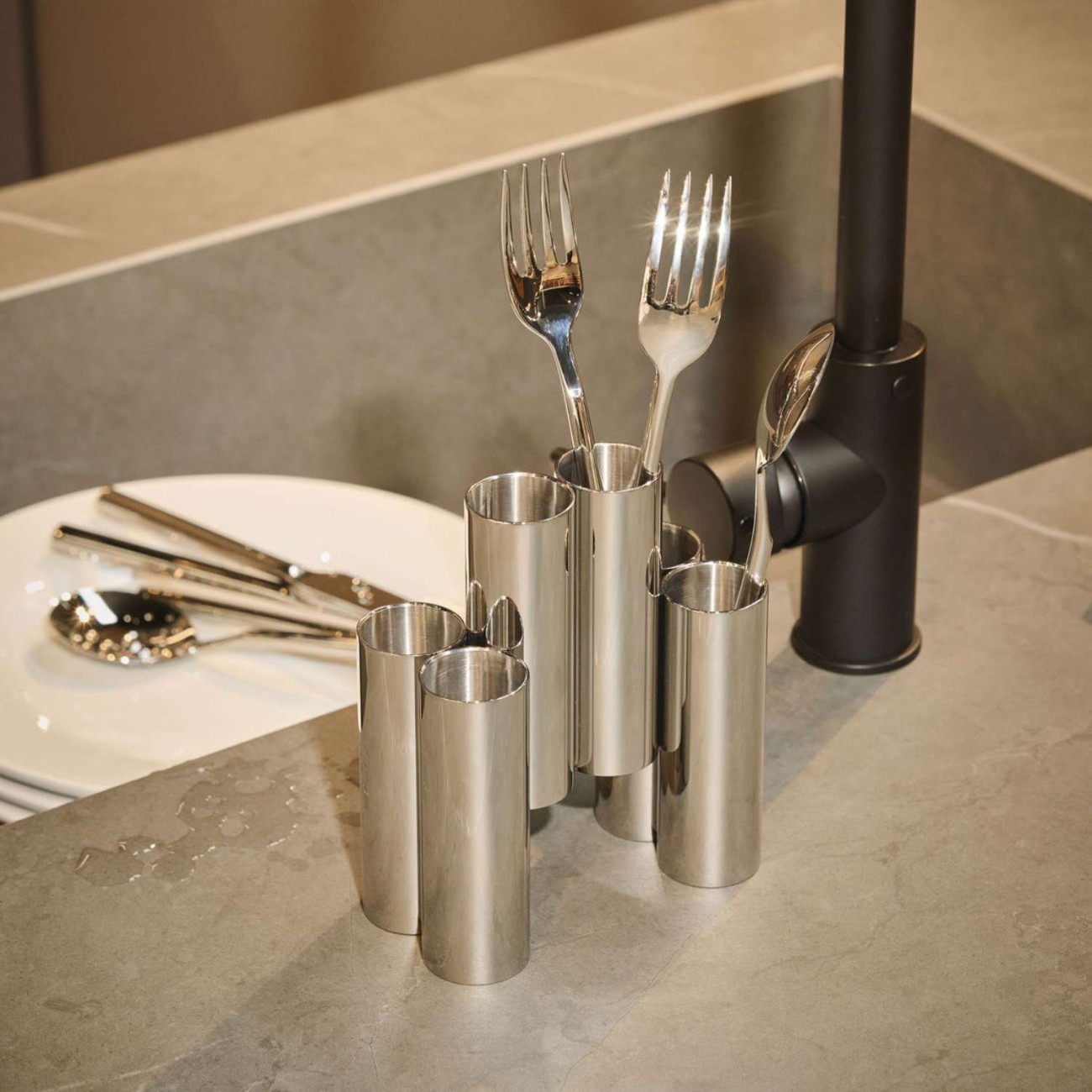 Alessi Θήκη για μαχ/να  5 θέσεων σειρά Canale 
