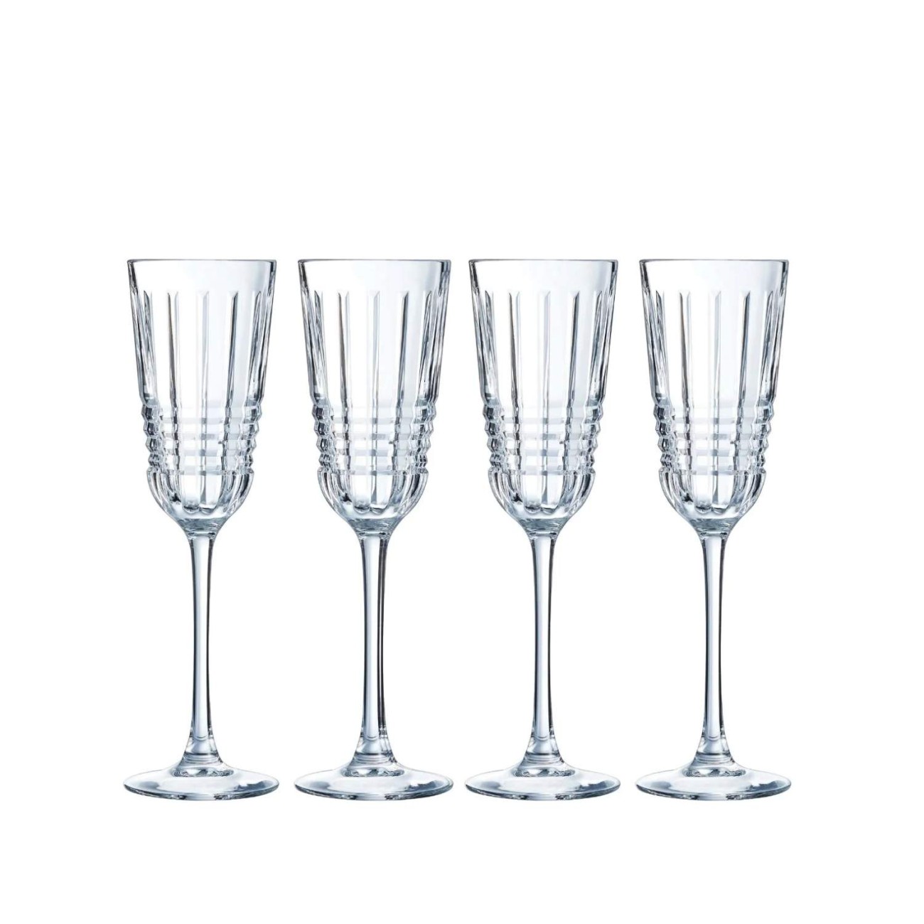 Cristal D'Arques Σετ 4 τεμ. ποτήρι σαμπάνιας/ούζου 17cl σειρά Rendez-Vous Rendez-vous by Cristal D'Arques