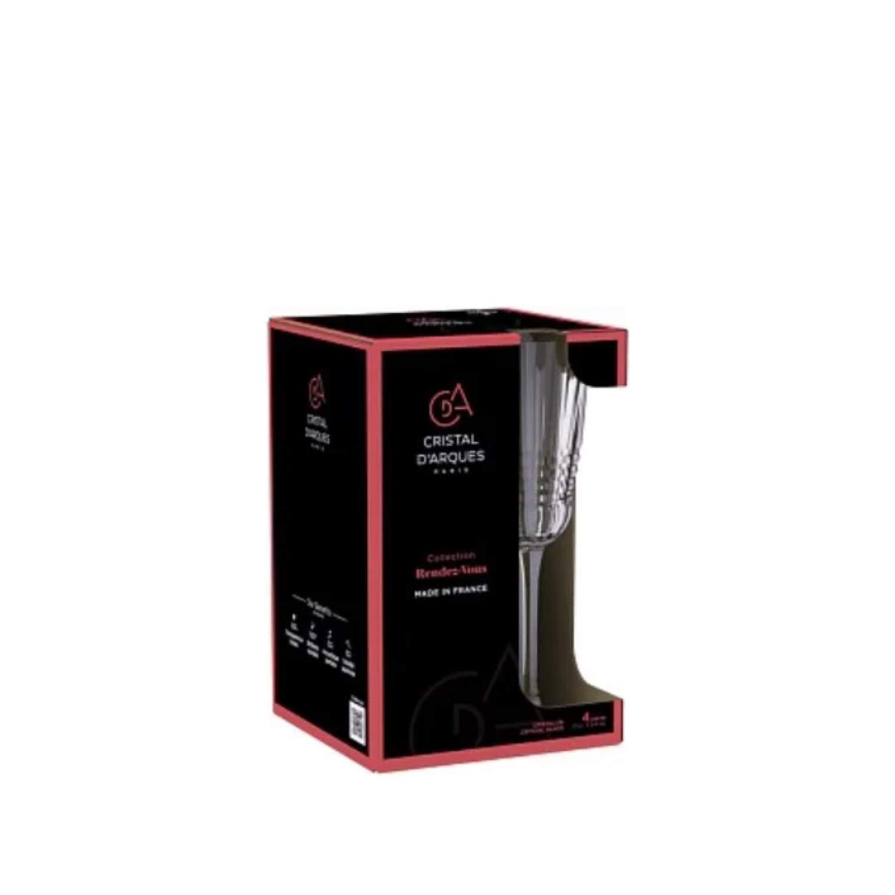 Cristal D'Arques Σετ 4 τεμ. ποτήρι σαμπάνιας/ούζου 17cl σειρά Rendez-Vous Rendez-vous by Cristal D'Arques